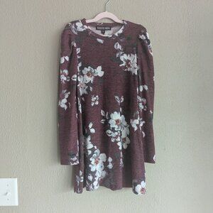 Trixxi Girl Floral Long Sleeve Dress | Girls Size M (8/10)